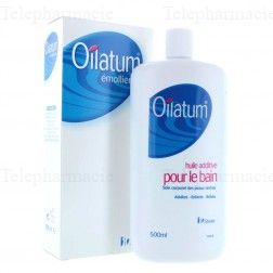 Oilatum emollient huile dermatologique pour le bain 500ml