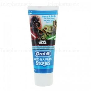 ORAL-B Oral b pro expert stages dentifrice enfant protection caries star wars 2-6ans 75ml