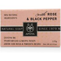 APIVITA NATURAL SOAP ROSE AND BLACK PEPPER 125GR