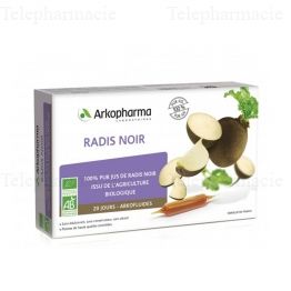ARKOFLUIDES RADIS NOIR BIO B/20