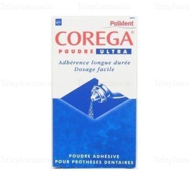 POLIDENT poudre ultra adhésive flacon 40g