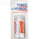 Dentifrice protection caries tubes de voyage lot de 2 tubes 75ml