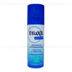 ETIAXIL Vaporisateur déodorant antitranspirant double action 100ml 