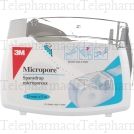 3M Micropore Spradrap Microporeux Blanc 25mm x 5m