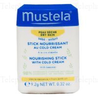 MUSTELA "Peau sèche" Bébé hydra stick au cold cream stick 10g