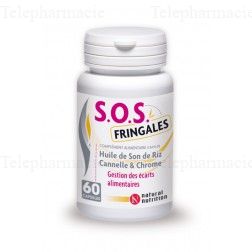 NATURAL NUTRITION Sos fringales pot de 60 capsules
