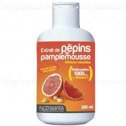 NUTRISANTÉ Extrait de pépins de pamplemousse flacon 200ml