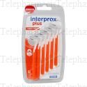 Plus 2g super micro brossettes interdentaires orange x6