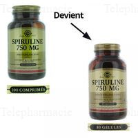 SOLGAR SPIRULINE 750MG 80 GE