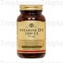 Vitamine D3 1000 UI 25µg - 100 comprimés à croquer