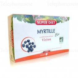 SUPERDIET Myrtille bio 20 ampoules