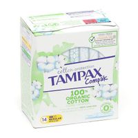 TAMPAX COTON B REGUL COMPACT BT14
