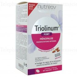 NUTREOV Triolinum fort ménopause manifestations intenses 60 capsules