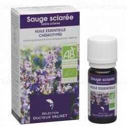 DOCTEUR VALNET Huile essentielle de sauge sclarée bio flacon 10ml