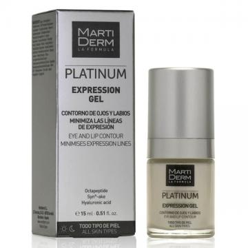 MARTIDERM Platinum - Expression - Gel sérum rides d'expression yeux et lèvres 15ml