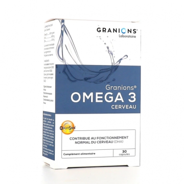 GRANIONS - Omega 3 - Cerveau 30 capsules