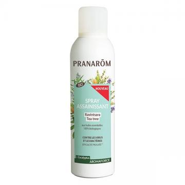 PRANAROM AROMAFORCE - Spray bio assainissant  ravintsara tea tree 150ml