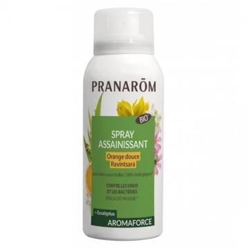 PRANAROM Aromaforce - Spray Assainissant Bio Orange Douce Ravintsara 75ml