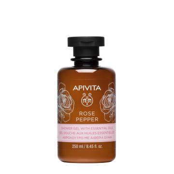 APIVITA - ROSE PEPPER - Gel douche Rose Poivre aux huiles essentielles 250ml