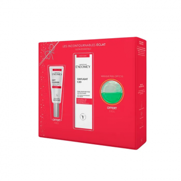 ENEOMEY - Coffret Les Incontournables &Eacute;clat - Fluide Daylight C20 30ml. Soft Cleanser 12ml OFFERT. Masque Peel Off C10 OFFERT
