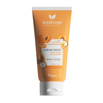 BIOSECURE - cr&egrave;me pieds karit&eacute; tous types de peaux 100ml