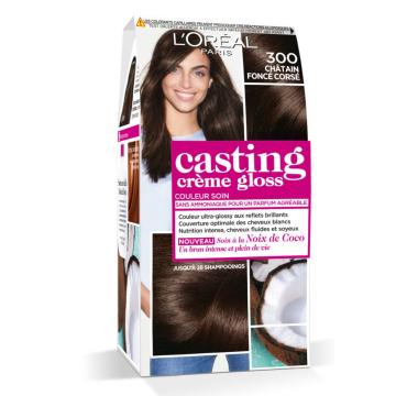 LOREAL CASTING CREME GLOSS - Coloration Chatain Fonce Corse 300