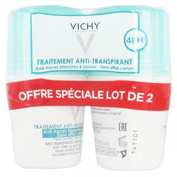 VICHY - Deodorant a bille anti-transpirant anti-traces 2X50ml
