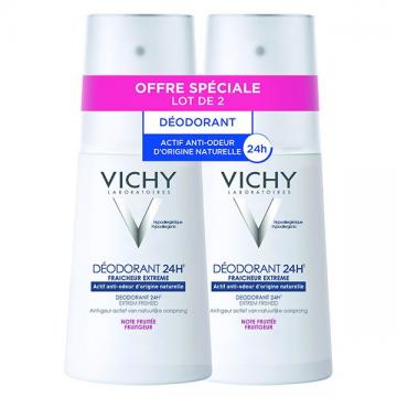 VICHY - Deodorant  vaporisateur sans aluminium fruite 2X100ml