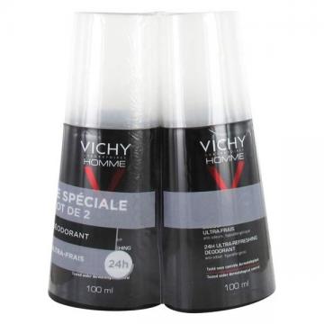 VICHY HOMME - Deodorant vaporisateur  2X100ml