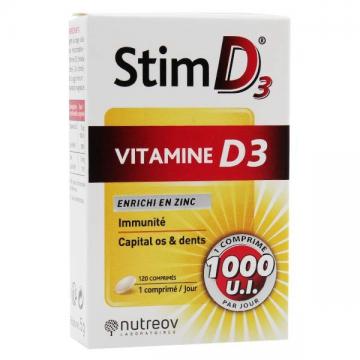 STIM D3 - Vitamine D3 120 comprimes