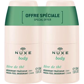 NUXE - R&ecirc;ve de th&eacute; D&eacute;odorant Fra&icirc;cheur 2x50ml