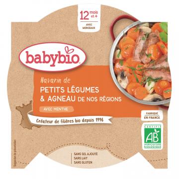 BABYBIO - PLAT petits legumes agneau 230g