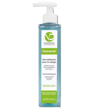 NUBIANCE CLEANACTYL - Gel nettoyant visage anti-imperfections 200ml