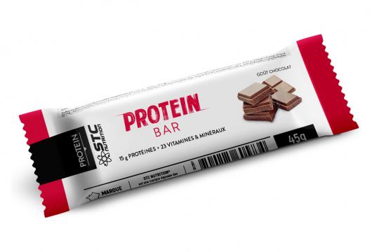 STC Nutrition - PROTEIN BAR - Goût chocolat 45gr