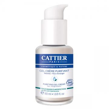 CATTIER - Crème & soin hydratant gel crème purifiant bio 50ml