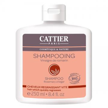 CATTIER -  Shampoing vinaigre de romarin bio 250ml
