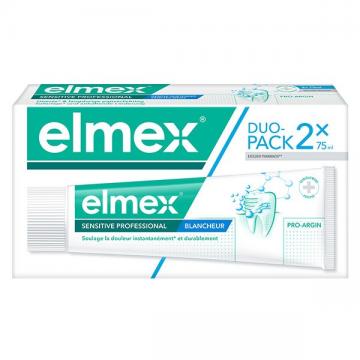 ELMEX SENSITIVE PROFESSIONAL BLANCHEUR - Dentifrice 75ml Lot de 2