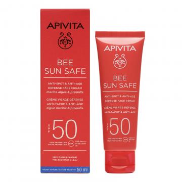 APIVITA - BEE SUN SAFE creme defense anti-tache & anti-age SPF50 50ml
