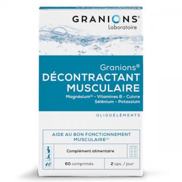 GRANIONS - Decontractant musculaire 60 comprimes
