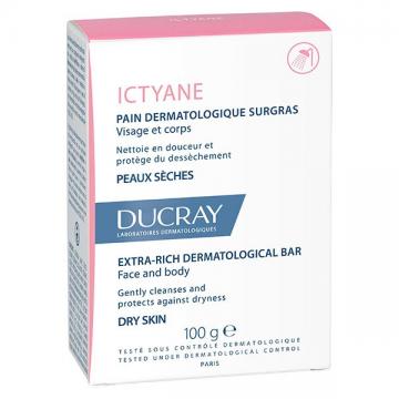 DUCRAY - ICTYANE  pain dermatologique surgras 100g