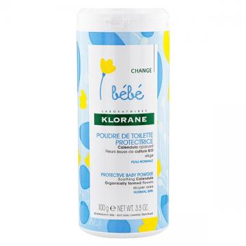 KLORANE -  Bebe calendula poudre de toilette protectrice 100g