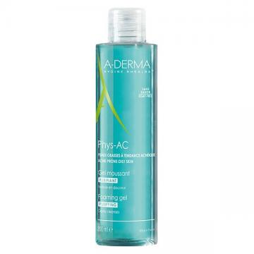 ADERMA - PHYS-AC gel moussant purifiant 200ml