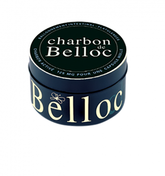 CHARBON DE BELLOC B/36 CAPS 125MG BOITE M
