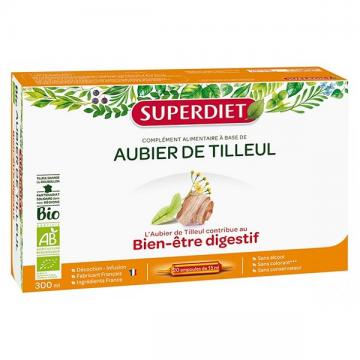 SUPERDIET - Aubier de tilleul bio 20 ampoules