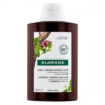 KLORANE -   Klorane quinine edelweiss shampoing fortifiant 200ml