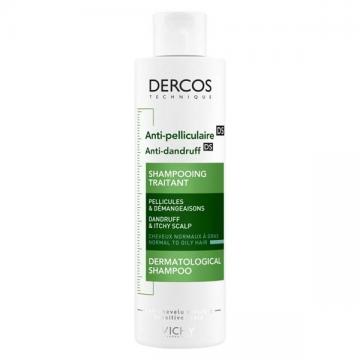 DERCOS - Shampoing anti-pelliculaire cheveux gras 200ml