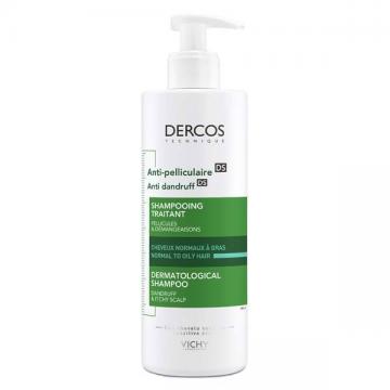 DERCOS - Shampoing anti-pellicullaire cheveux normaux a gras 390ml