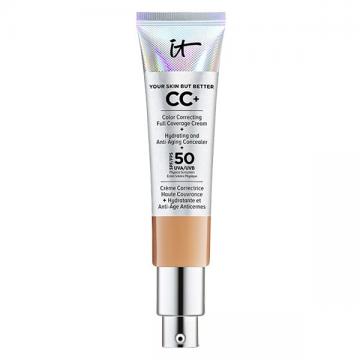 IT COSMETICS - Fond de Teint Your Skin But Better CC+ Cr&egrave;me Correctrice SPF50+ Tan 32ml