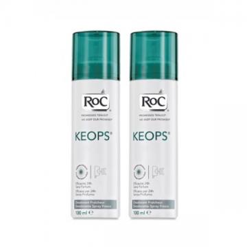 ROC - KEOPS - Deodorant spray fraicheur lot de 2x100ml
