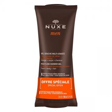 NUXE - MEN gel douche muti-usages 2x200ml
